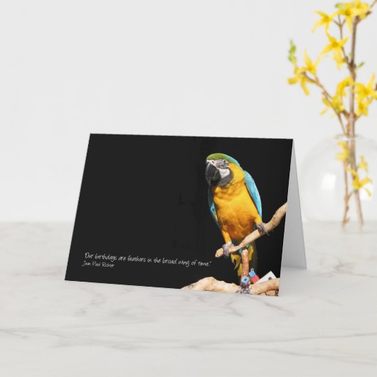 Macawカード(すべての行事) カード (黄色い花)