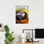 Macaw Close upポスター ポスター (ホームオフィス)