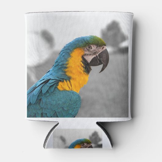 Macaw Parrot 缶クーラー (正面)