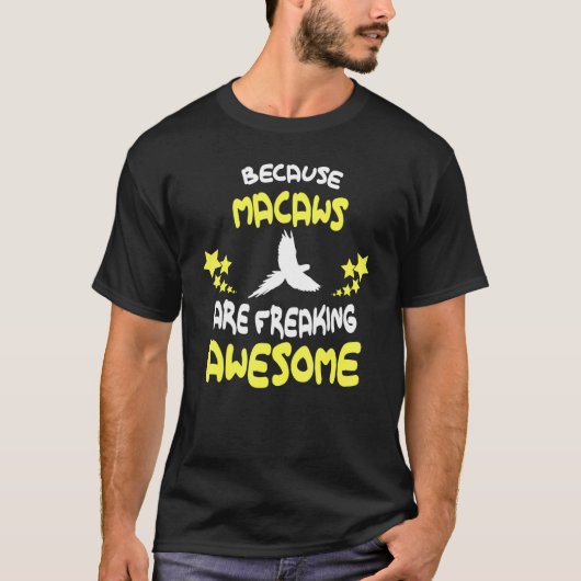 MACAWSがフリーズしているから素晴らし Tシャツ (正面)