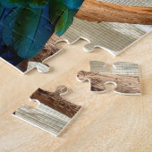 Macaw's on tree limb puzzle ジグソーパズル (側面)