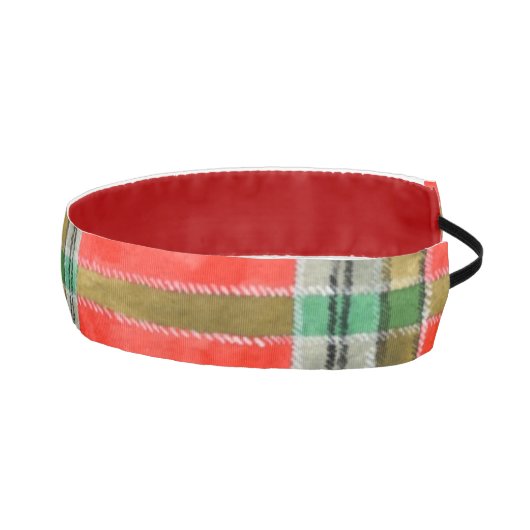 MACBAINタータンチェックノンヘッドバスリップまたは滑ることンド アスレチックヘッドバンド (右)