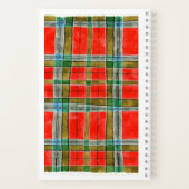 MACBAINタータンチェック5.5x8.5スパイラルノートブック ノートブック (裏面)