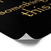 Macbeth「Something Wicked」引用文(金ゴールド版) ポスター (角)