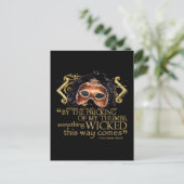 Macbeth「Something Wicked」引用文(金ゴールド版) ポストカード (スタンド正面)