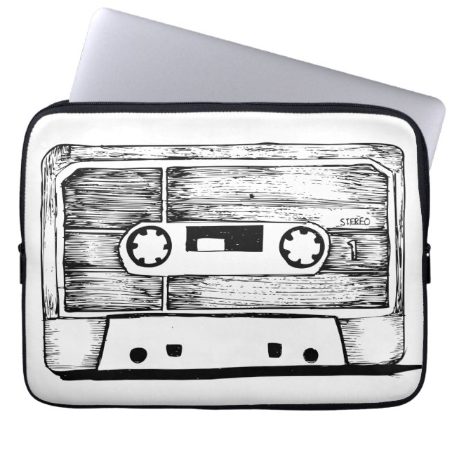 Macbook 13"3 Cassette Sleeve 2 ラップトップスリーブ (正面)