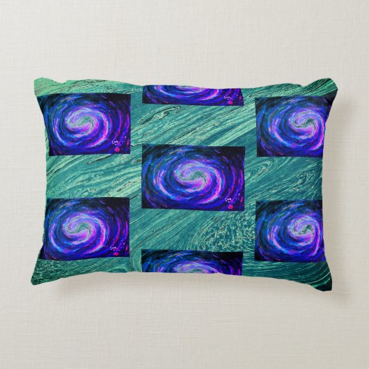 MacBook Pro用宇宙スリーブのスパイラル銀河系 アクセントクッション (裏面)