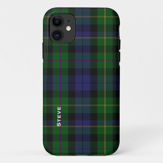 MacBrideの一族のタータンチェック格子縞のiPhone 5sケース Case-Mate iPhoneケース (裏面)