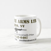 MACCABEEはコーヒー・マグを武装させます コーヒーマグカップ (正面右)