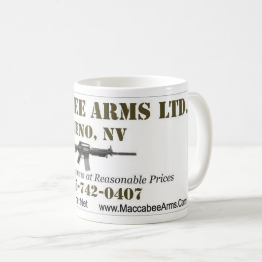 MACCABEEはコーヒー・マグを武装させます コーヒーマグカップ (正面右)