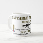 MACCABEEはコーヒー・マグを武装させます コーヒーマグカップ (正面左)