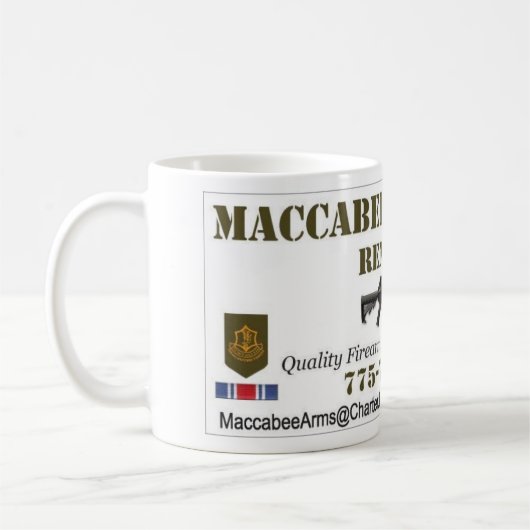 MACCABEEはコーヒー・マグを武装させます コーヒーマグカップ (左)