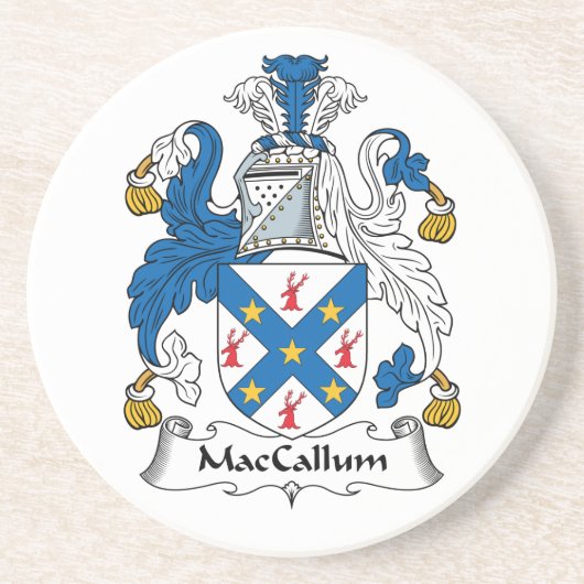 MacCallumの家紋 コースター (正面)