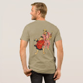 Maccaronin Scroll Warriors IV トライブレンドＴシャツ (フル背面)