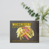 Maccheroni al pettine Italienisches Rezept  ポストカード (スタンド正面)