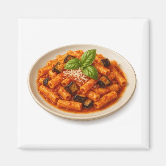 Maccheroni alla Norma Magnet マグネット (正面)