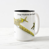 Macchi C.202 Folgore ツートーンマグカップ (正面右)