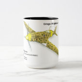 Macchi C.202 Folgore ツートーンマグカップ (中央)