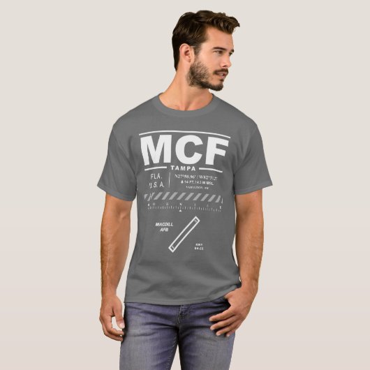MacDill Air Force Base MCF Tシャツ (正面フル)