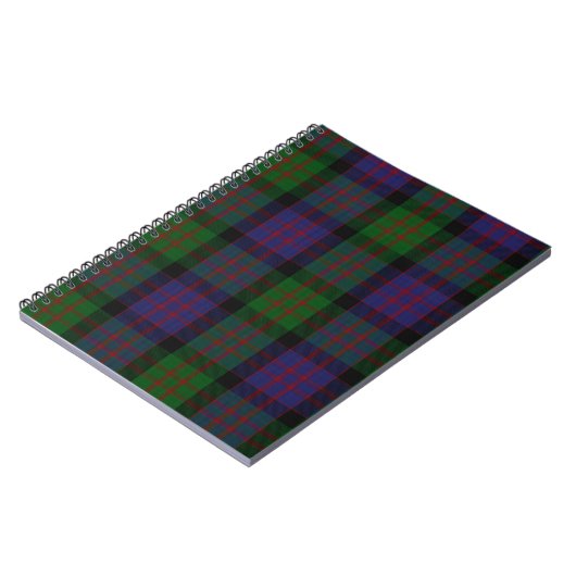 MacDonaldの一族のタータンチェック ノートブック (左側)