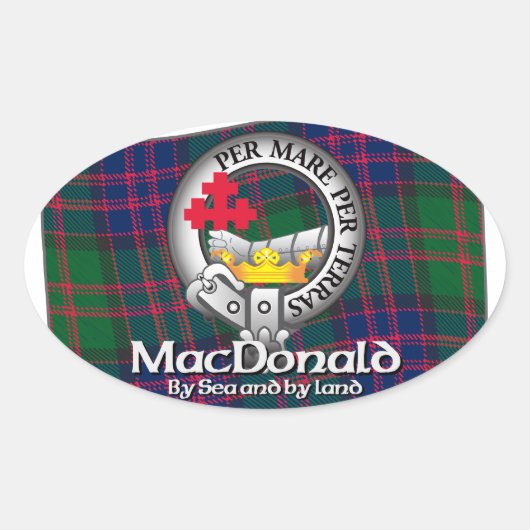 MacDonaldの一族 楕円形シール (正面)