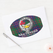 MacDonaldの一族 楕円形シール (封筒)