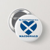 Macdonald 缶バッジ (正面&裏面)