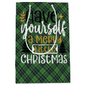 MacDonald Lord of the Isles Scottish Tartan Bag ミディアムペーパーバッグ (正面)