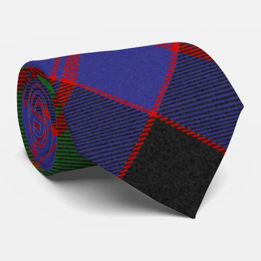 MacDonald Scottish Clan Tartan Plaid Pattern ネクタイ (ロール)
