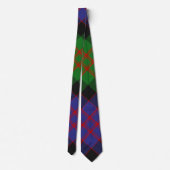 MacDonald Scottish Clan Tartan Plaid Pattern ネクタイ (裏面)