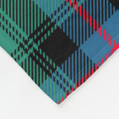 MacDonald Tartan, Badge & Crest Blanket フリースブランケット (角)