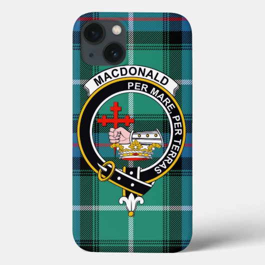 MacDonald Tartan, Badge & Crest Phone Cover Case-Mate iPhoneケース (裏面)