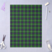 MacDonald tartan green blue plaid 薄葉紙 (クラフト)