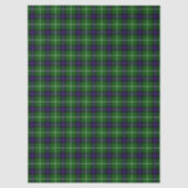 MacDonald tartan green blue plaid 薄葉紙 (正面)