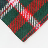 MacDougallのタータンチェック フリースブランケット (角)