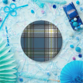 MacDowallのタータンチェックの紙のパーティーのプレート ペーパープレート (パーティー)