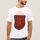 MacDuff Tartan Scottish Plaid Lion Rampant Tシャツ (正面)