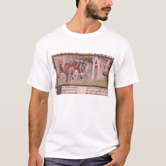 Macedonを残しているアレキサンダー大王 Tシャツ (正面)