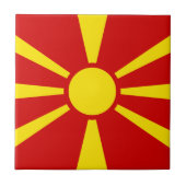 Macedonia Flag タイル (正面)