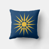 Macedonia Flag on MoJo Pillow クッション (裏面)