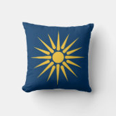 Macedonia Flag on MoJo Pillow クッション (正面)