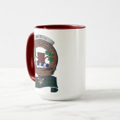 MacEwan/MacEwenクランバッジコンボ15oz Mug マグカップ (正面左)
