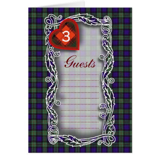 MacEwenのスコットランド人のタータンチェック (正面)