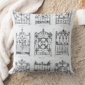 「Macfarlaneからの鋳鉄の柵のためのデザイン、 クッション (ブランケット)