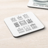 「Macfarlaneのカリフォルニアからの鋳鉄のゲートのためのデザイン、 コースター (左側)