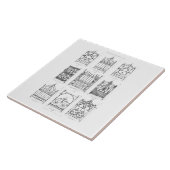 「Macfarlaneのカリフォルニアからの鋳鉄のゲートのためのデザイン、 タイル (側面)