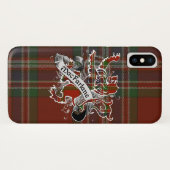MacFarlaneのタータンチェックのライオン Case-Mate iPhoneケース (裏面(横))