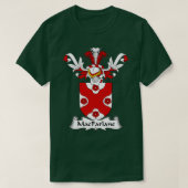 MacFarlane Coat of Arms Family Crest  Tシャツ (デザイン正面)