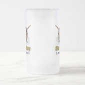 MacGillivrayクランバッジ フロストグラスビールジョッキ (中央)