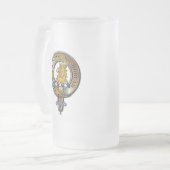 MacGregorクレストバッジ フロストグラスビールジョッキ (正面左)